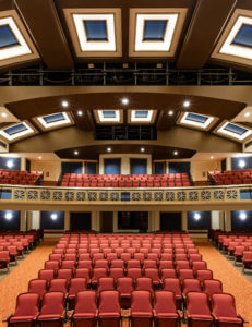 A view of the auditorium from the stage
